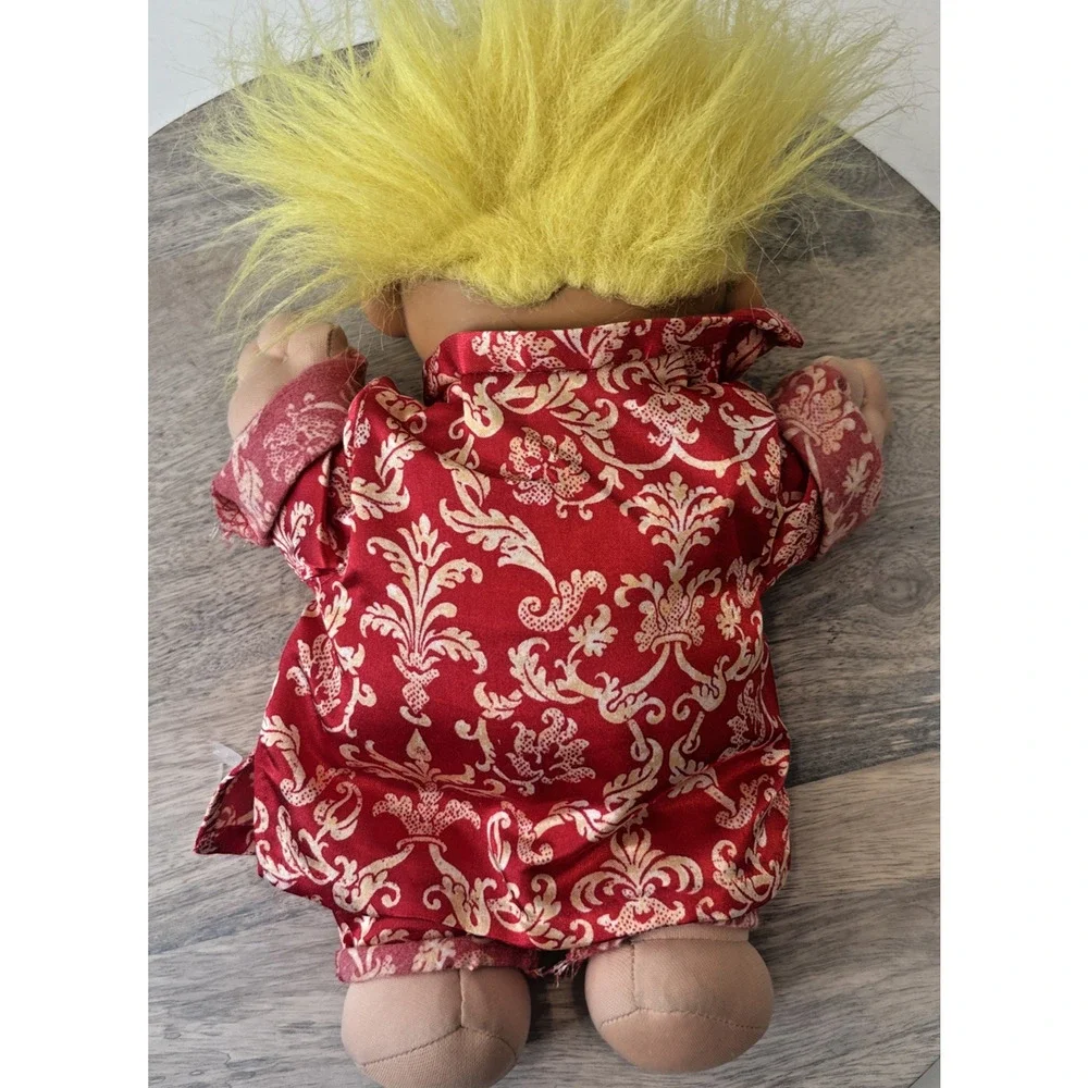 Russ Troll Kids Doll “Sinbad” Yellow Hair Red Outfit w/ Hang Tag Vintage 90s - Picture 6 of 8